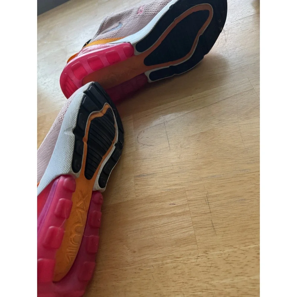 Nike Air Max 270 Pink Orange Gradient Womens Shoes‎ Size 7.5